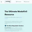 Ultimate Modafinil Resource