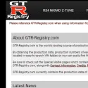 GTR Registry