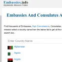 Embassies info