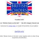 British Choirs on the Net