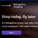 United Mileage Plus Shopping