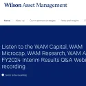 Wilson Asset Management