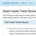 Insider monitor